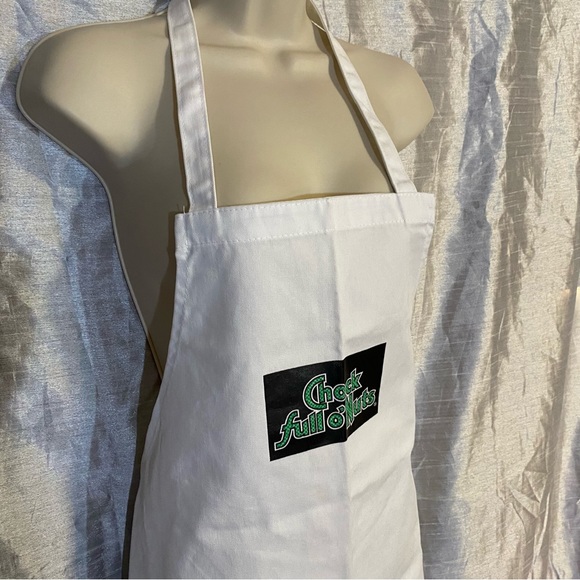 Chock Full O’Nuts apron, GUC O/S, one pocket. Poly cotton blend. - Picture 2 of 7